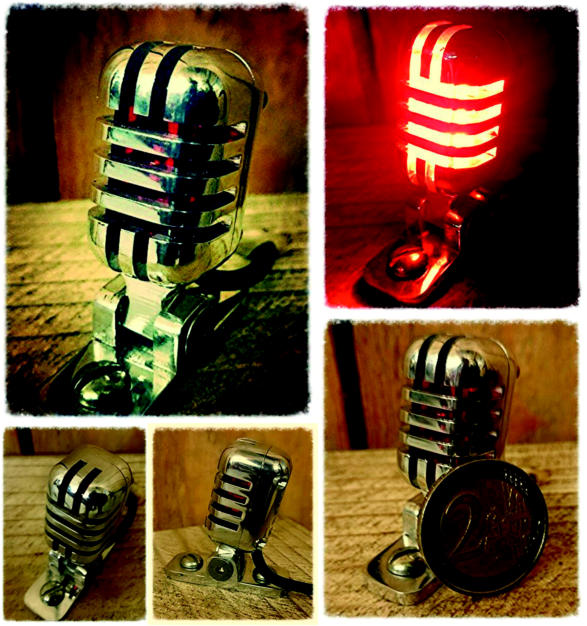 50�s style Microphone Taillight